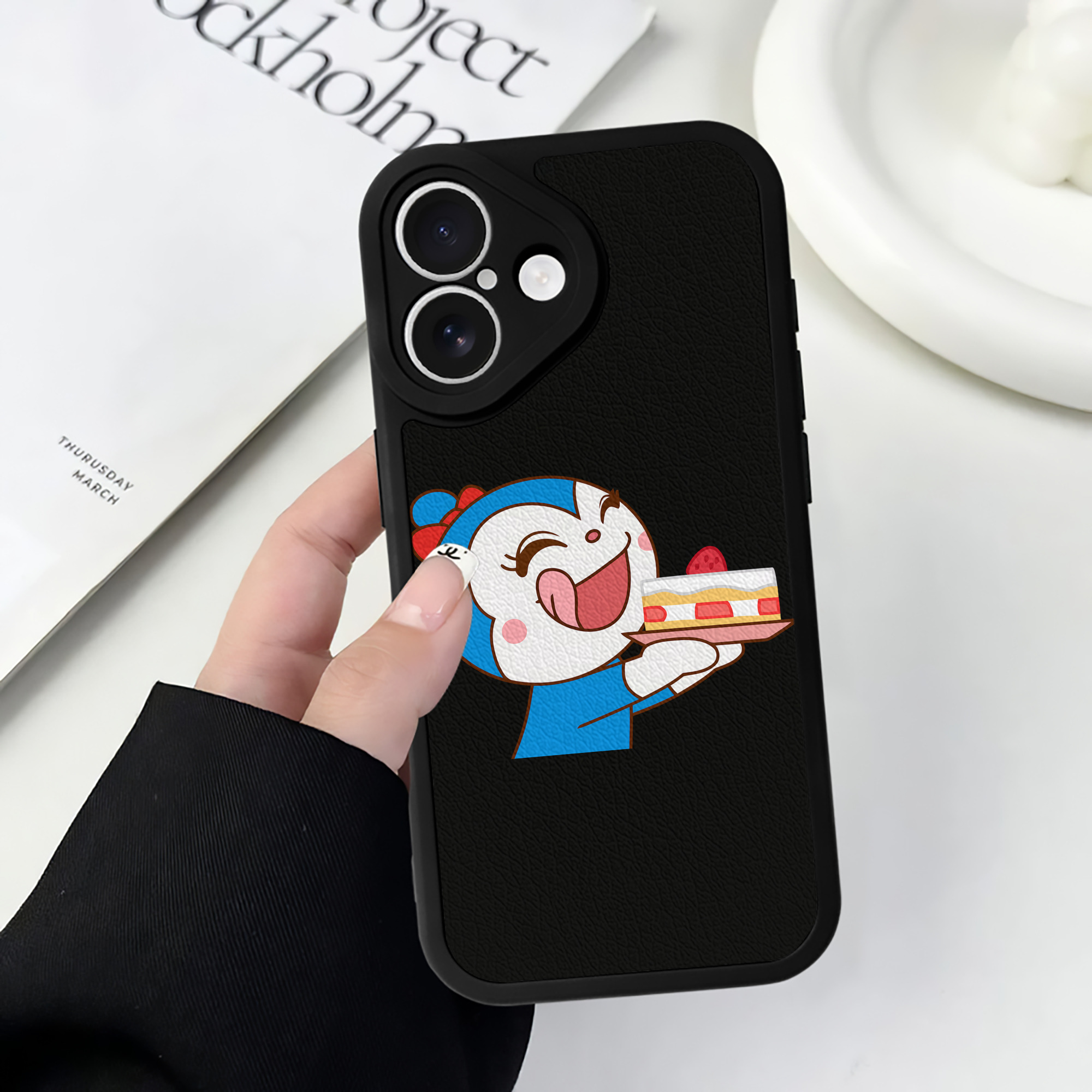 （画像用） アンパンマン Anpanman 【iPhone 16シリーズ対応】シリコンスマホケース（レザー調） 材質：シリコン